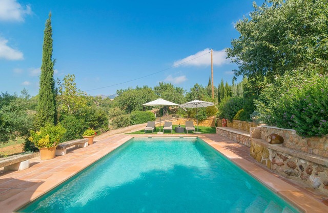 ES GARROVERAL 3 - Villa with private pool in BUNYOLA. Free WiFi