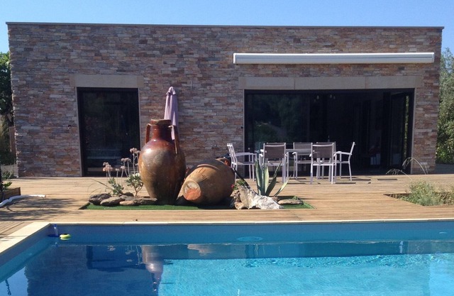 Exceptional, new house with swimming pool.