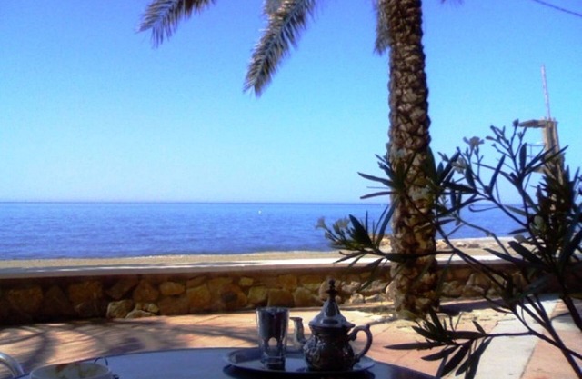 extravagant penthouse, 2 sea view terraces, beach at 100 m, A/C, pool, WiFi