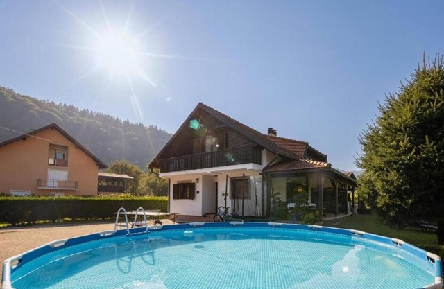 Family friendly house with a swimming pool Blaževci, Gorski kotar (K-21038)