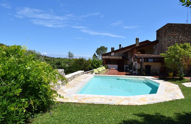 Fantastic villa with private salt water swimming pool in Toirano near to Loano