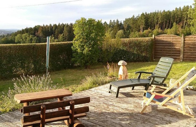 Ferienwohnung Steinwald Ausläufer mit Blick auf Kösseine