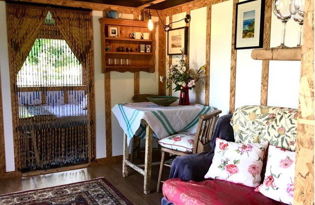 Field hut, a secluded and peaceful retreat.