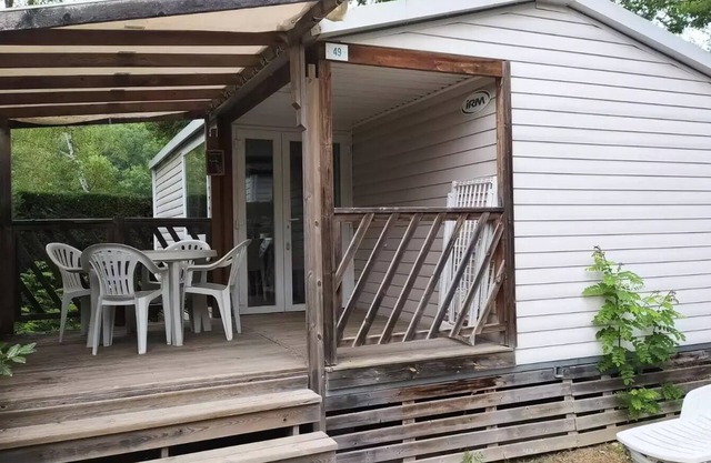 Flower Camping La Rivière * - Mobil-Home Lodgia Comfort 24m2 (2 bedrooms) + covered terrace 9m2 4 people