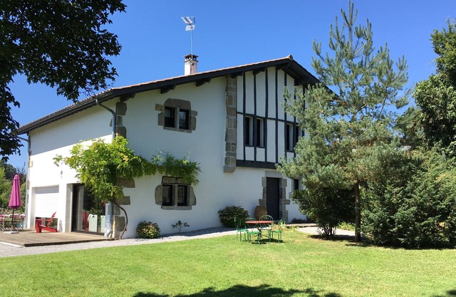 Former farmhouse at the crossroad of Saint-James of Compostela pilgrimage routes