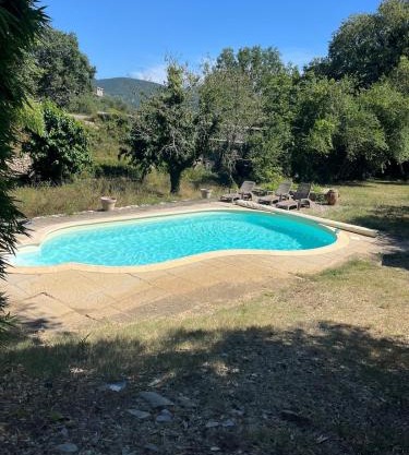 Gîte de la Croisette Sud Ardèche piscine