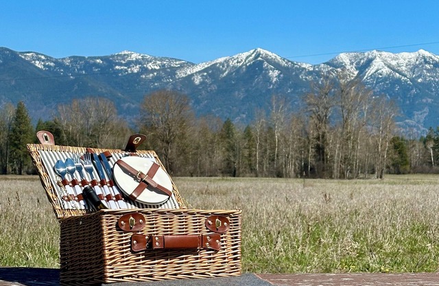 Glamping Near Glacier & Whitefish, 80 Acres, River Access,360 Mtn Views: Tent C4