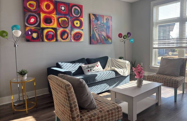 Greenville Gem | Scenic Balcony Views & Free Parkg