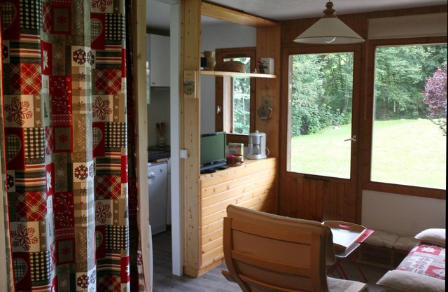 Ground floor apartment 2 steps from Megève and Combloux.