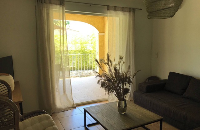 Ground floor of a villa with terrace near the beach