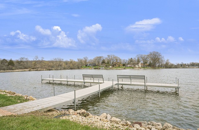 Home on Lake Shangri-La w/Scenic View, Private Pier, + Hot Tub