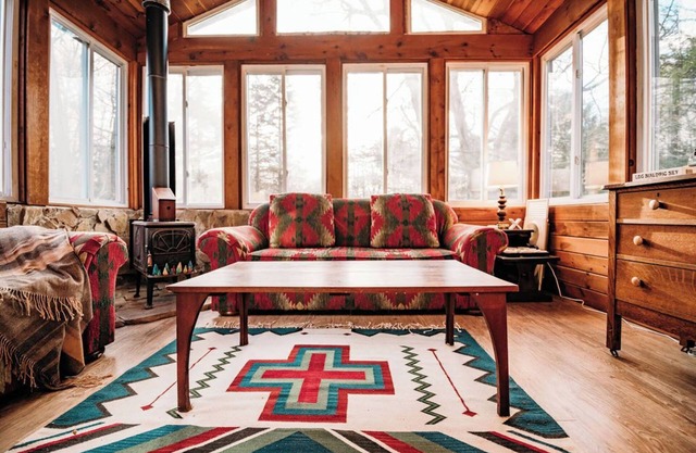 Hot Cocoa Bar + 4 Season Porch w/Wood Stove