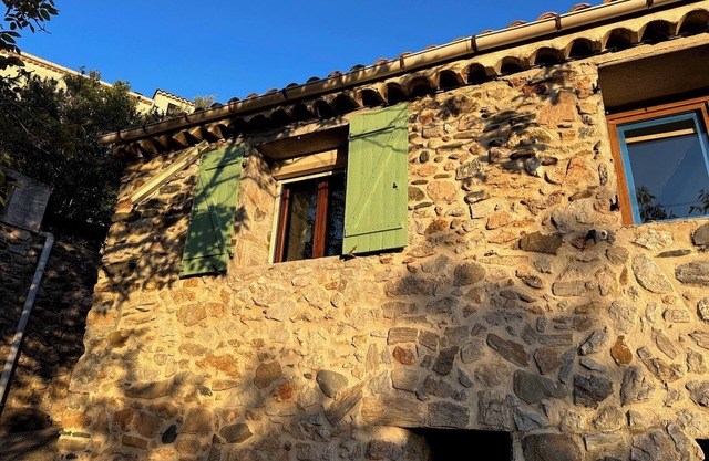 House in typical inland village near the Olivettes dam
