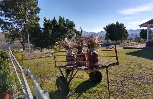 House on a farm near the city of Puebla