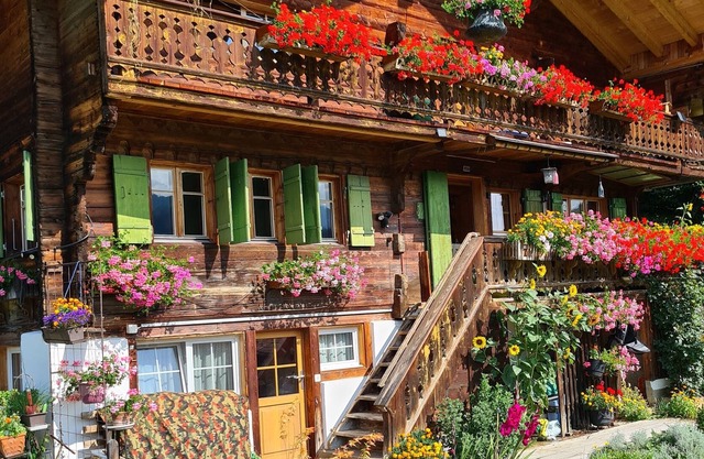 In the heart of the Vaud Alps, authentic Chalet des Ormonts dating from 1767