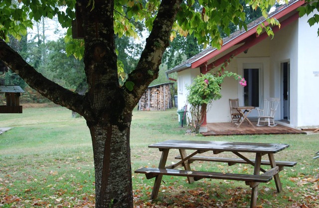 In the shade of the great oaks or in front of a roaring fire