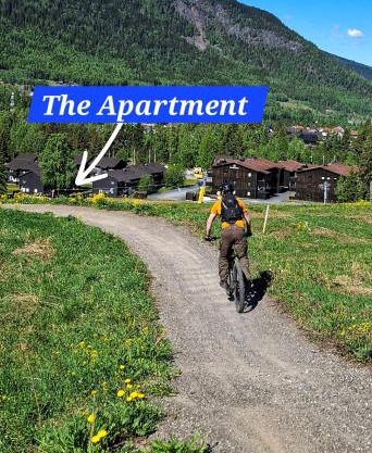 Koselig leilighet med Ski Bike in and out Nr 34