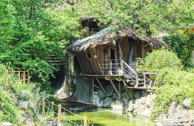 La cabane du bandit (tree house with Jacuzzi)