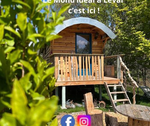 La roulotte tiny house du Mond'idéal