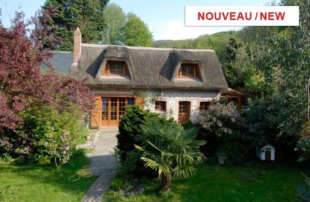 La Villa Flore, Charming thatched cottage 330 m from the sea, 6 km from Étretat!
