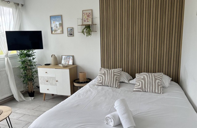 Le Rodin, charming studio 50m from the beach
