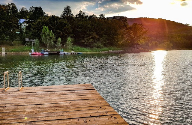 Lodge on the lake lacul Surduc
