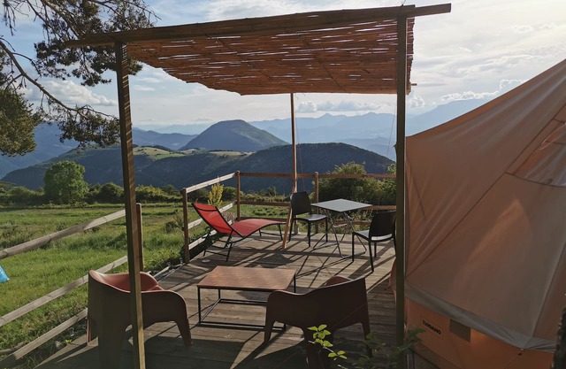 LODGE VALLAURIA - Unusual Accommodation Furnished tent