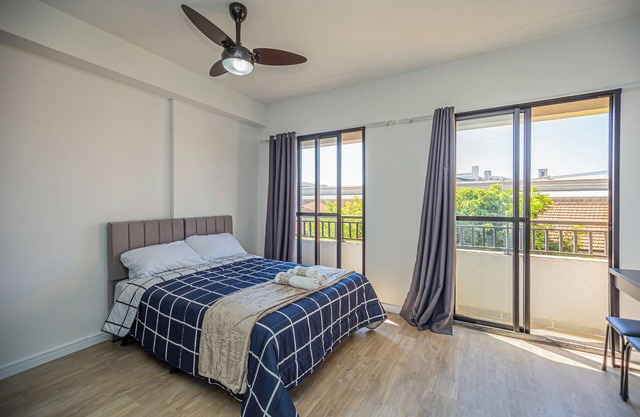 Loft with smart lock and balcony in Bresser
