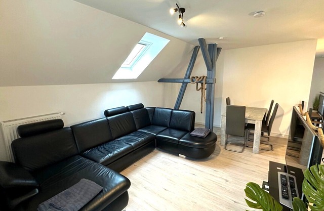 Loft9 - Designer apartment with terrace & 3 bedrooms in Lübeck incl. parking space