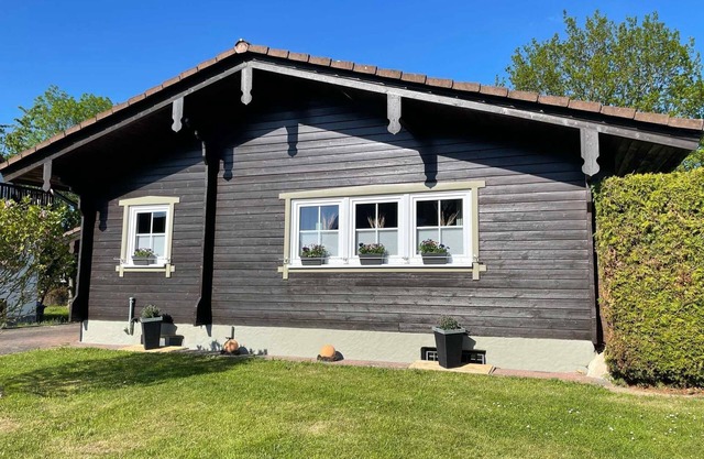 Log cabin at the Edersee