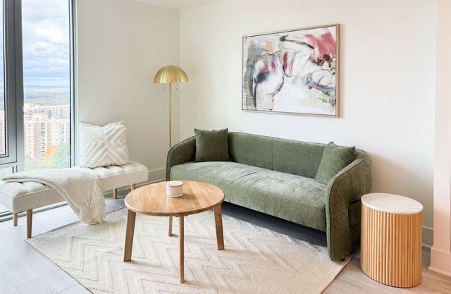 Luxi White Oak + Sage 2BR In Tysons BORO Area with Amenities + Mall/Gym/Pool