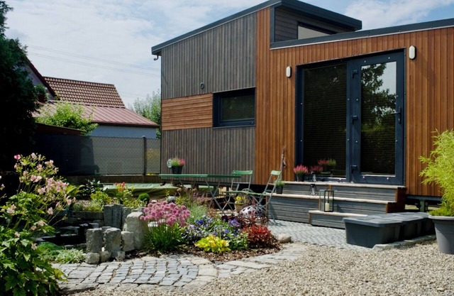 Luxuriöses Tiny House mit Herrlichem Gartenblick zum Entspannen