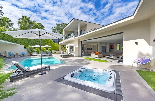 Luxurious villa on a private estate.