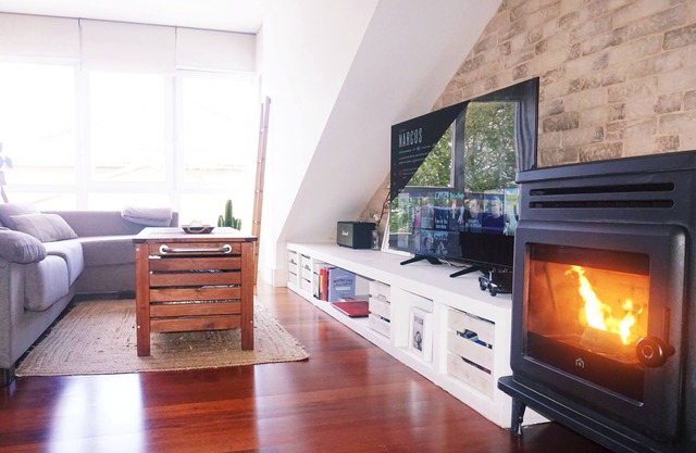 Luxurious downtown exterior apartment with views. SMART TV 55 "and APPLE IMAC.