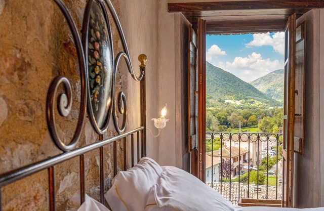 Luxurious vacation apartment with historical charm.