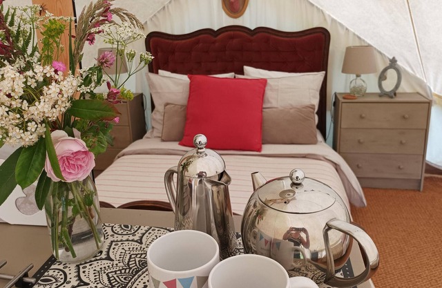 Luxury Bell Tent Glamping in the heart of rural France