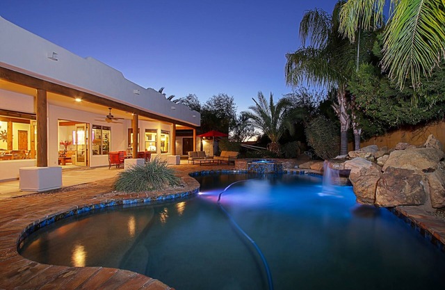 Luxury Custom Home on 1 acre, heated spa and pool, plus casita, no HOA, bring RV