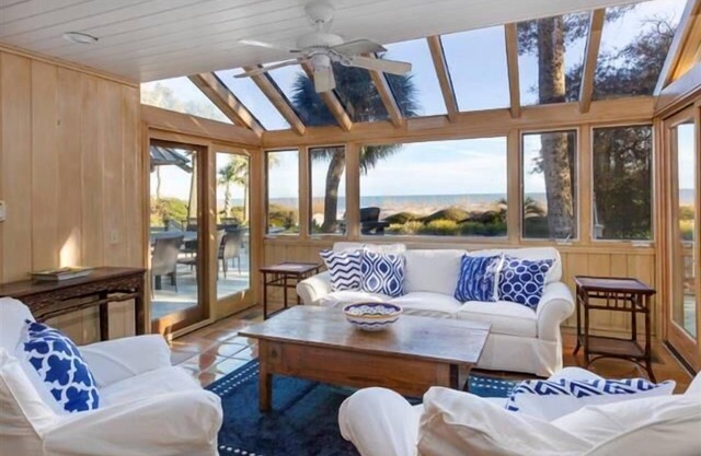Luxury Oceanfront Home with Private Pool, Sleeps 15 in the heart of Sea Pines