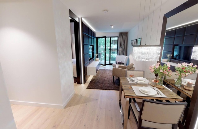 Luxury vacation apartment 1.10 for 2 people with dog with balcony near the beach
