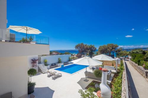 Luxury villa Punat with pool with sea view , 50m from the beach by WiiBuk