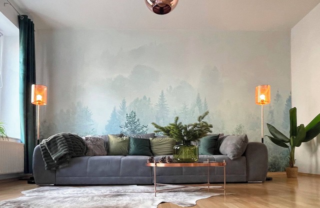 MAGIC FOREST designer luxury apartment, washing, WLAN, boxspring, garden, central