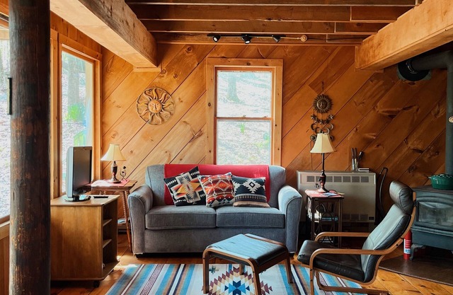 magical cabin in the woods