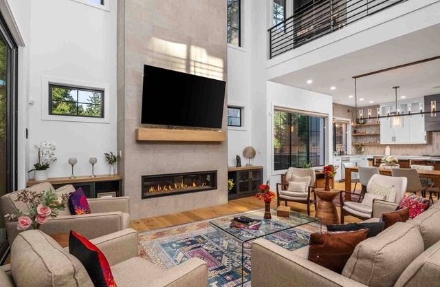 Magnificent Lake Oswego Luxury Estate, Incredible Indoor/Outdoor Living w/Fireplace, Game Room