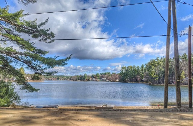 Makin' Waves on Silver Lake with sandy beach and dock