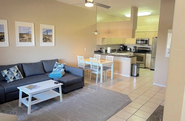 McDowell Mountain Adventure Condo - Quiet, Heated Pool, Pet Friendly