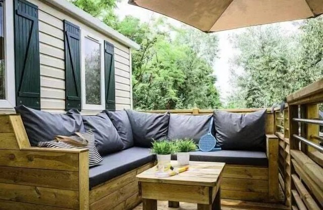 Mobil-home Terrasse Lounge