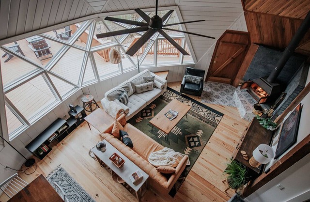 Modern Dome + Cottage w/Views of Amicalola State Park!