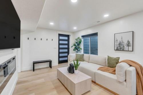 Modern LuxeDen with Private Hot Tub and Fenced Yard