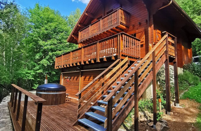 Nature chalet with Finnish bath near Gérardmer