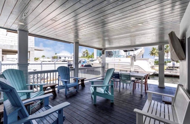 New Ground Level 3 bedroom waterfront house with Dock